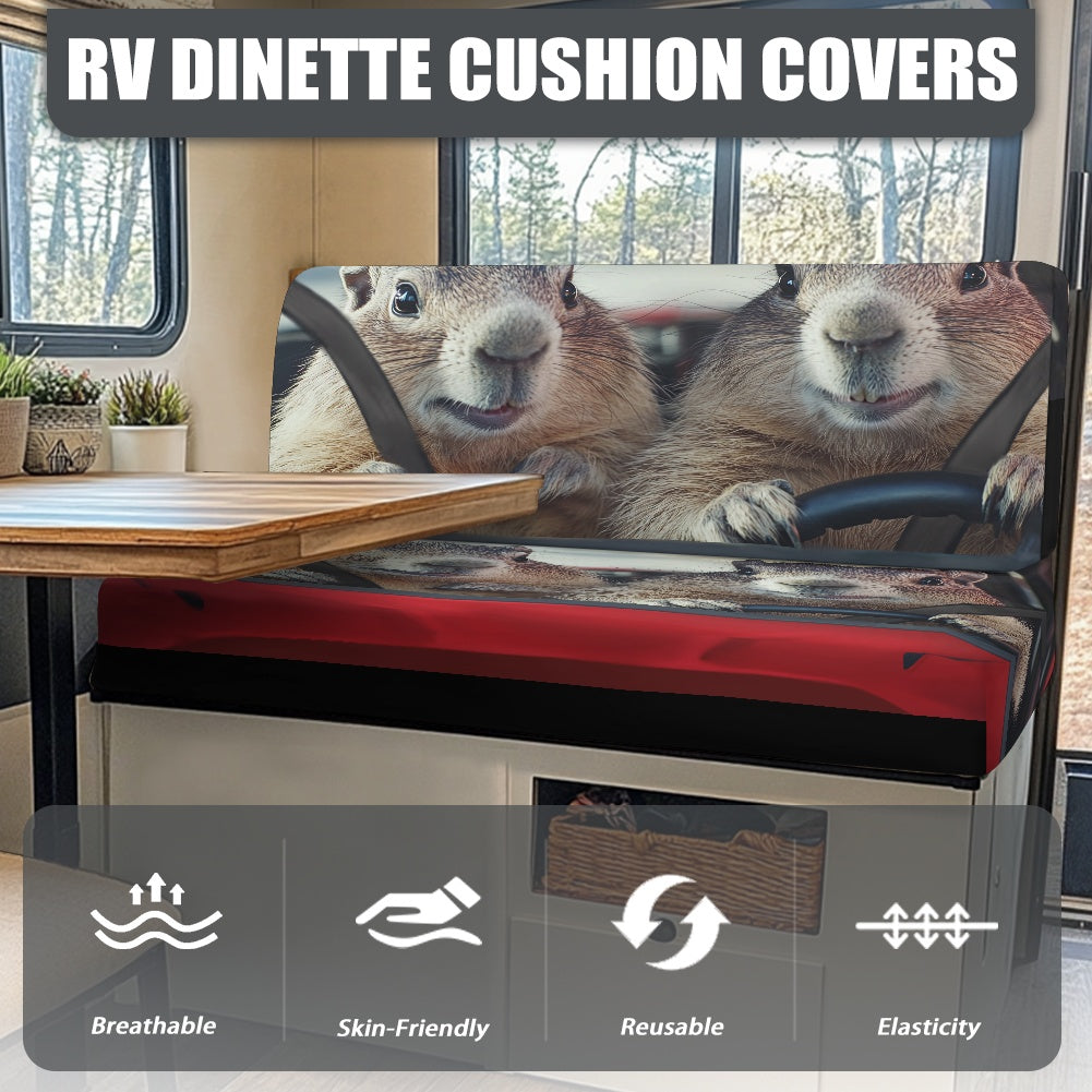 RV Sofa Split Seat Cover 2-Piece Set