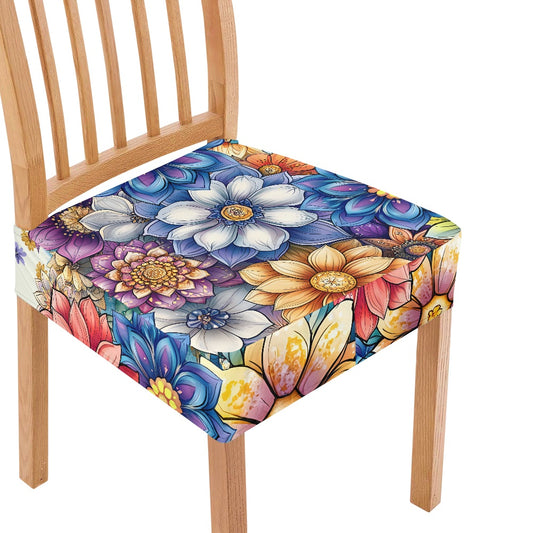 Stretch printed open chair cover