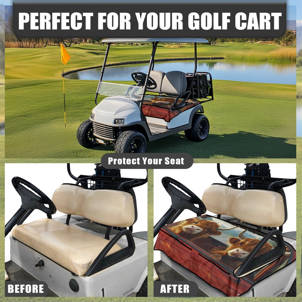 Golf cart cover (with pocket)