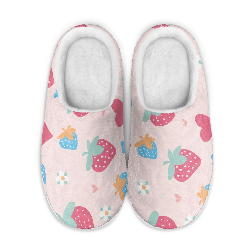 Fluffy cotton slippers