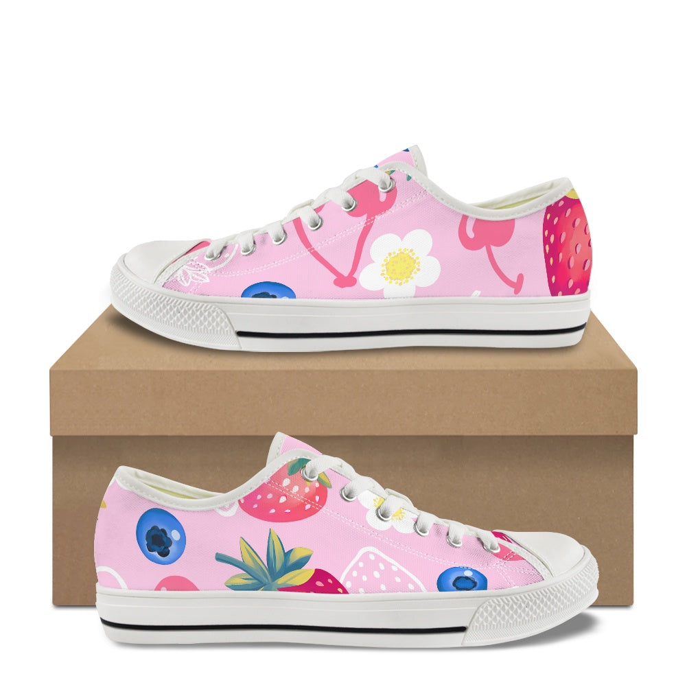 Classic Low Top Canvas Shoes（Tongue Printable）