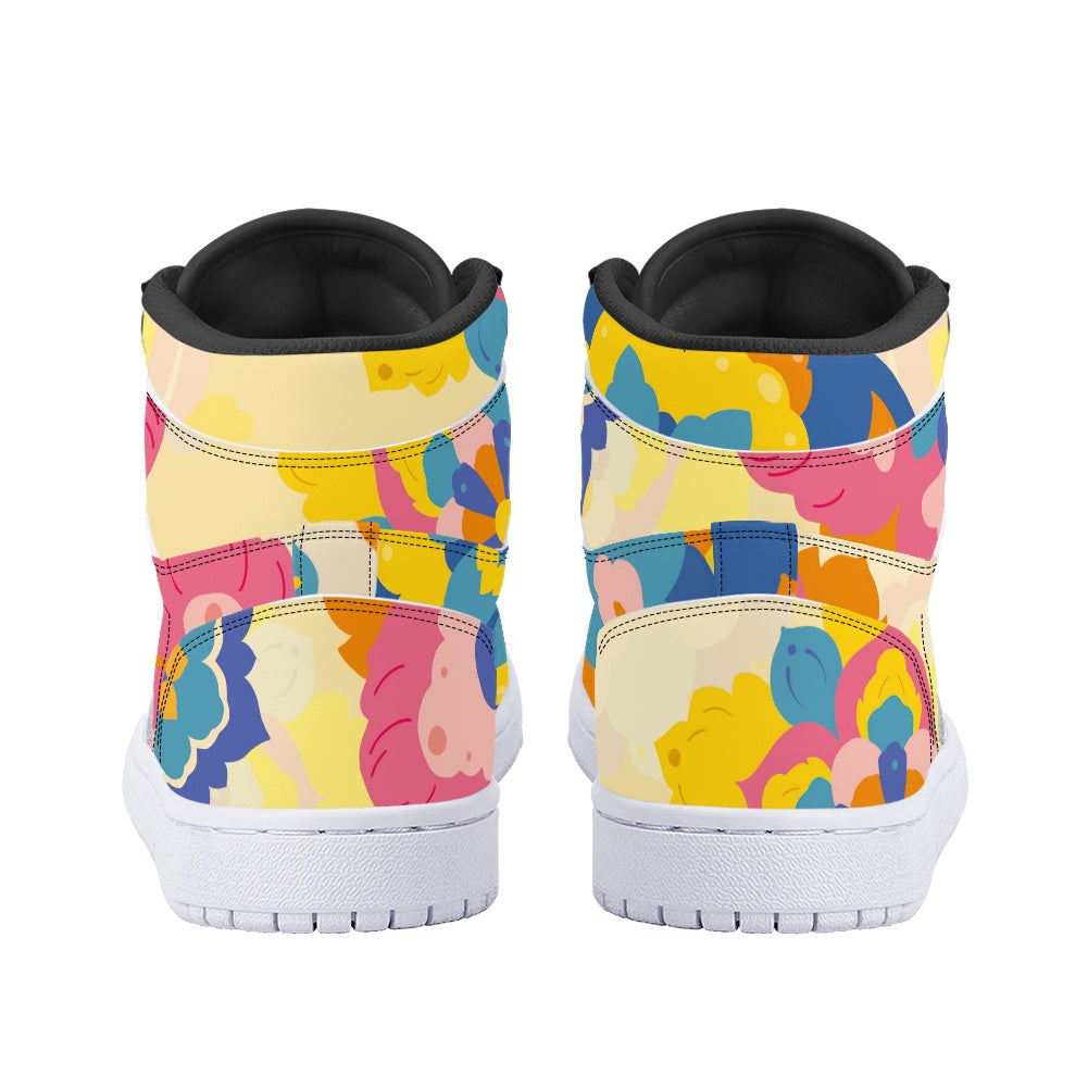 High-top Sneakers (customized tongue version)