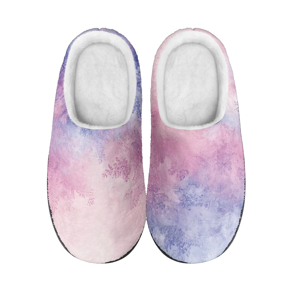 Fluffy cotton slippers