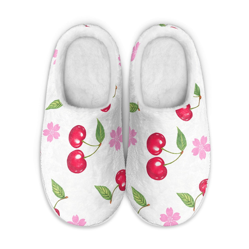 Fluffy cotton slippers