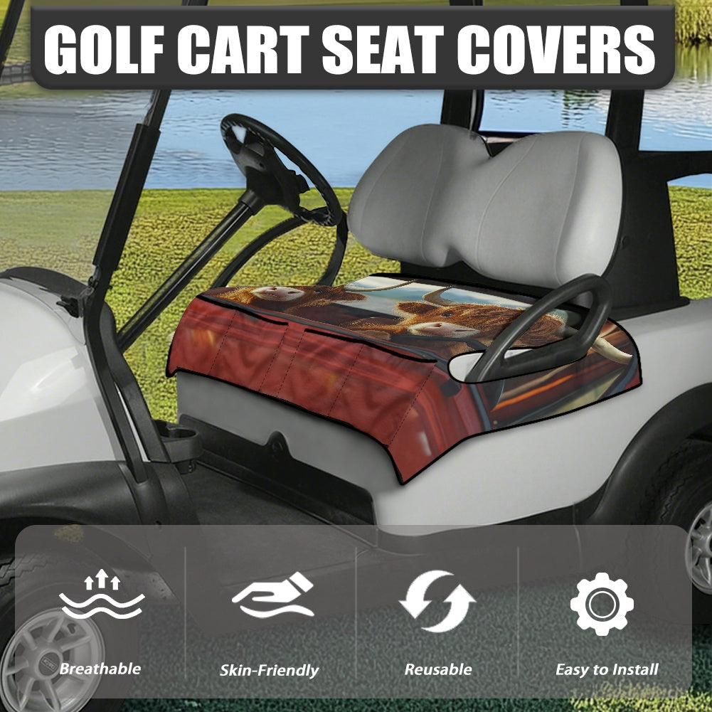 Golf cart cover (with pocket)