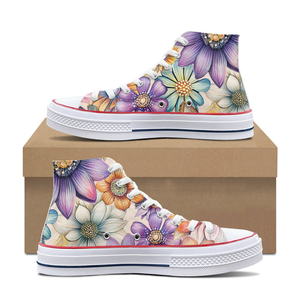 Retro High-top canvas shoes