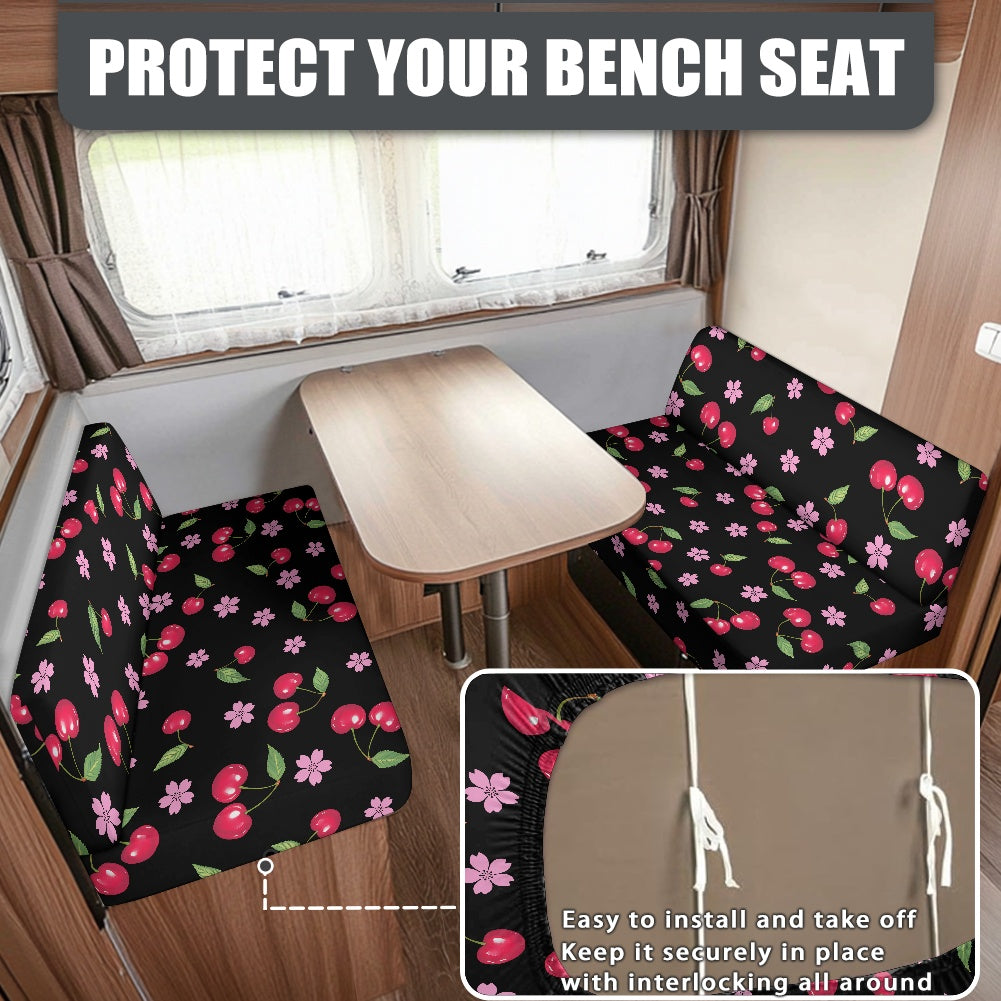 RV Sofa Split Seat Cover 2-Piece Set