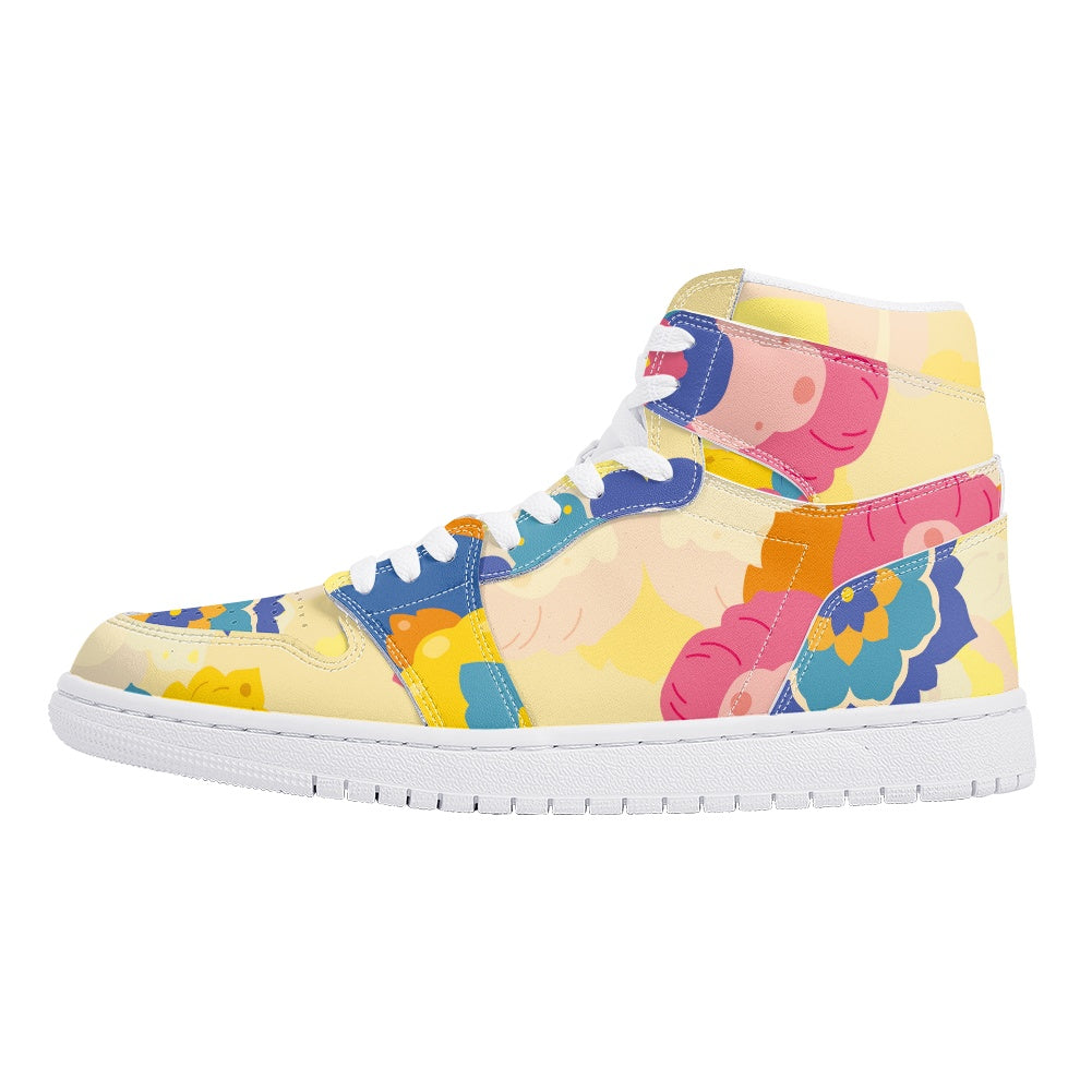 High-top Sneakers (customized tongue version)