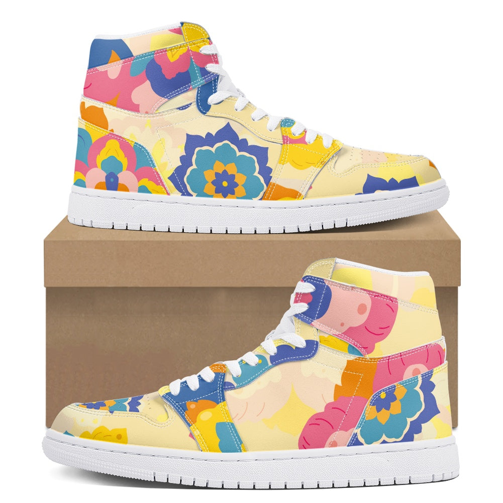 High-top Sneakers (customized tongue version)