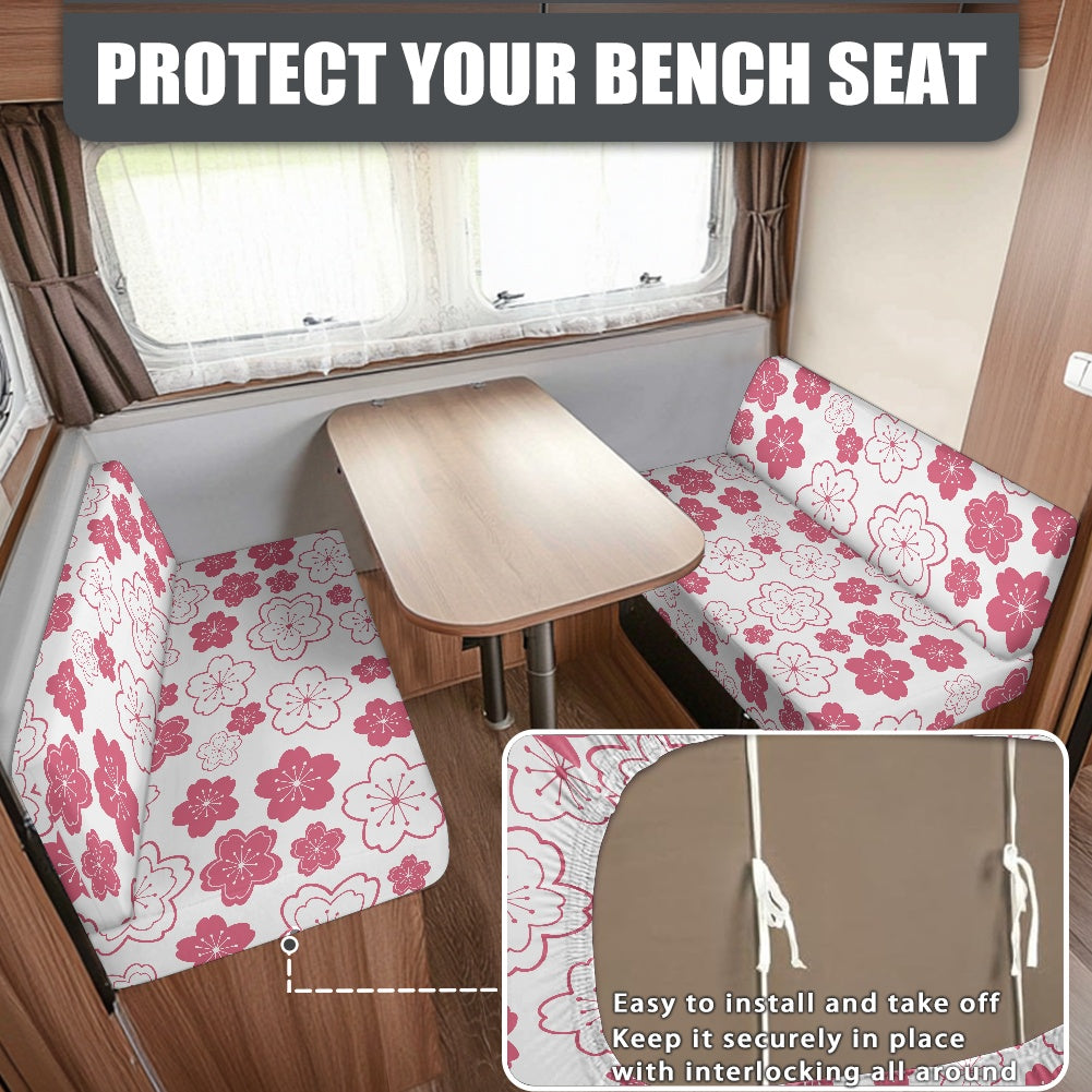 RV Sofa Split Seat Cover 2-Piece Set