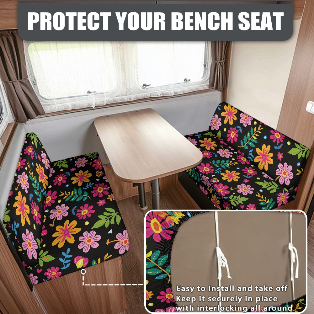 RV Sofa Split Seat Cover 2-Piece Set