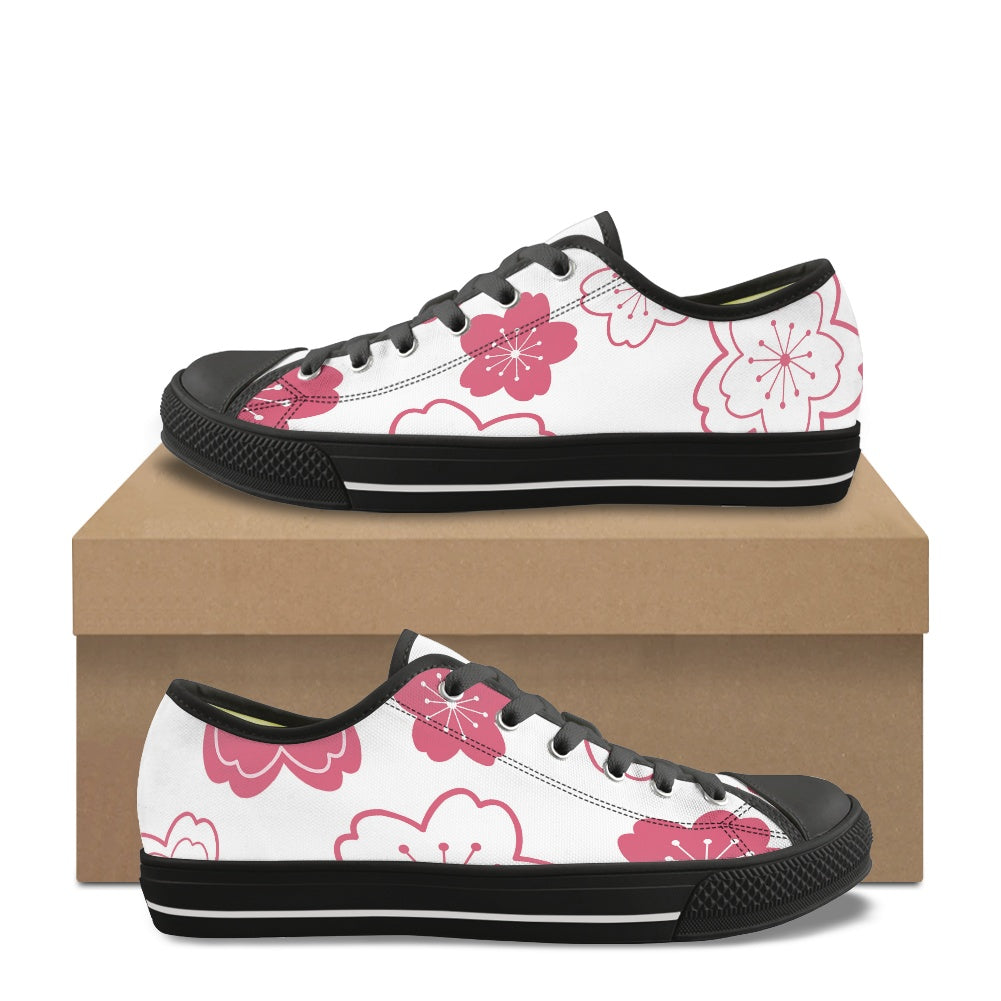 Classic Low Top Canvas Shoes（Tongue Printable）