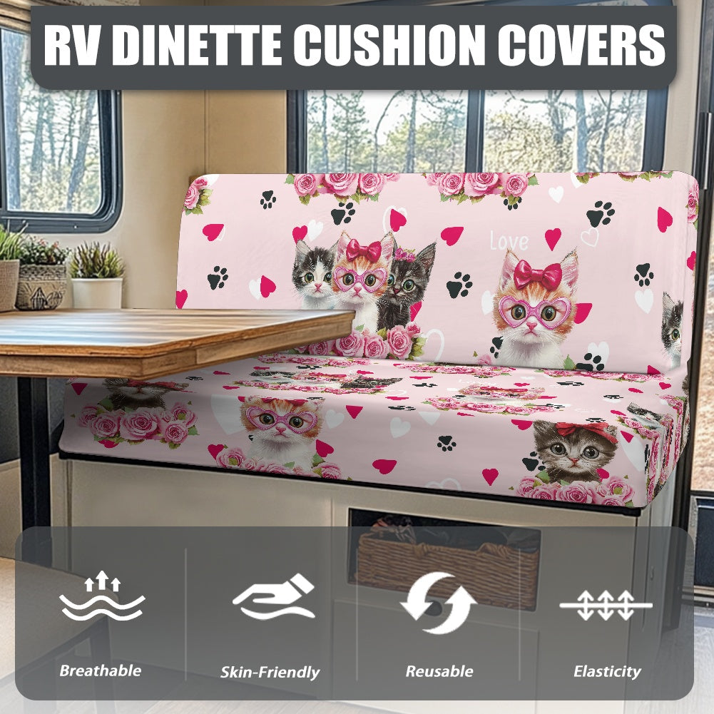 RV Sofa Split Seat Cover 2-Piece Set