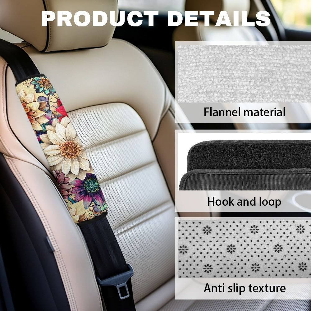 Flannel Car Seat Belt Cover