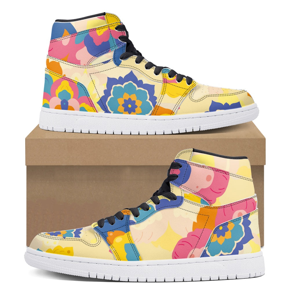 High-top Sneakers (customized tongue version)