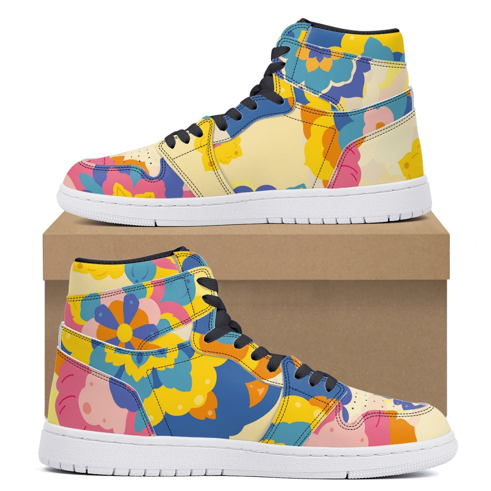 High-top Sneakers (customized tongue version)