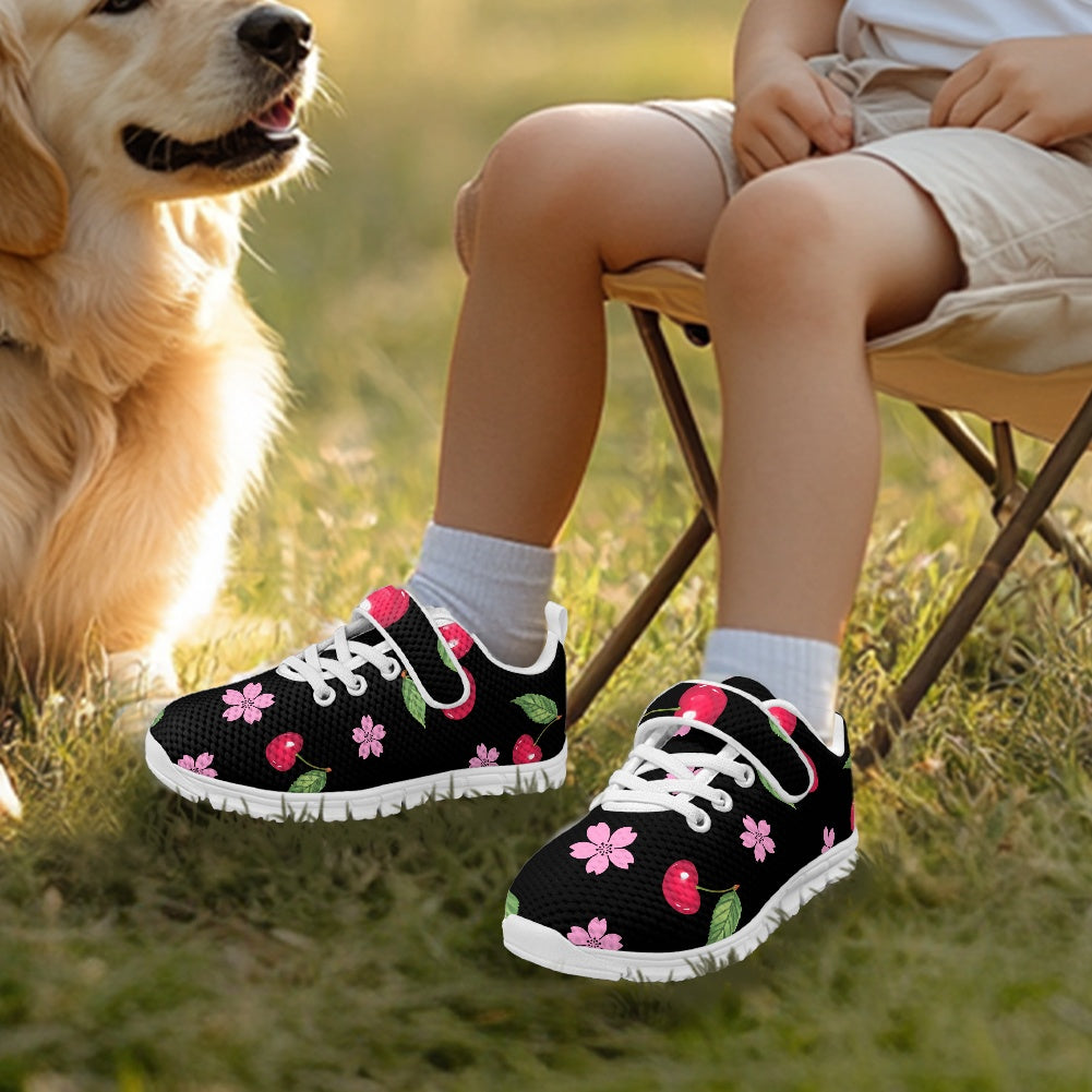 Children's single buckle sneakers