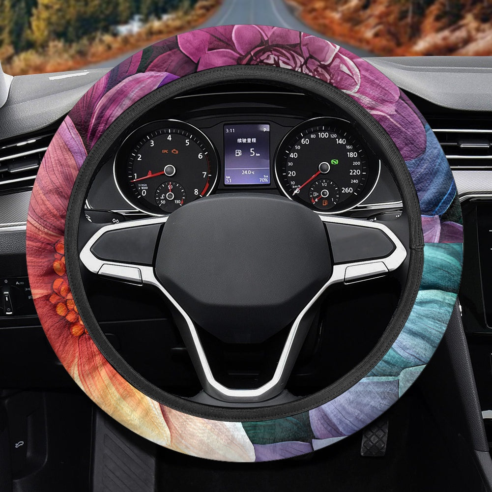 Flannel steering wheel cover