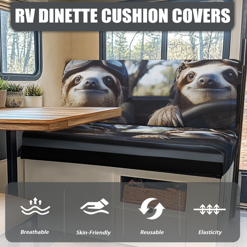 RV Sofa Split Seat Cover 2-Piece Set