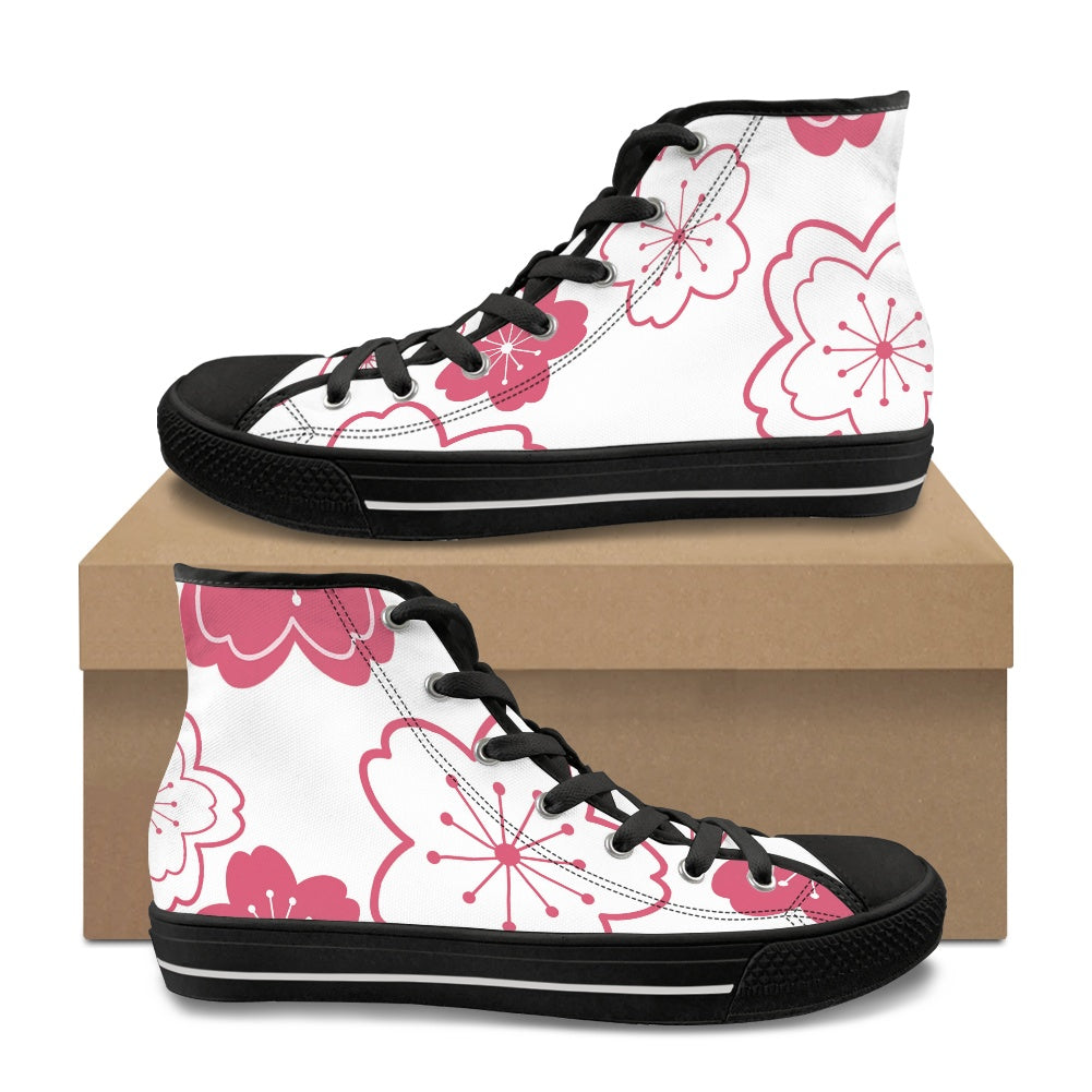 Classic High Top Canvas Shoes（Tongue Printable）