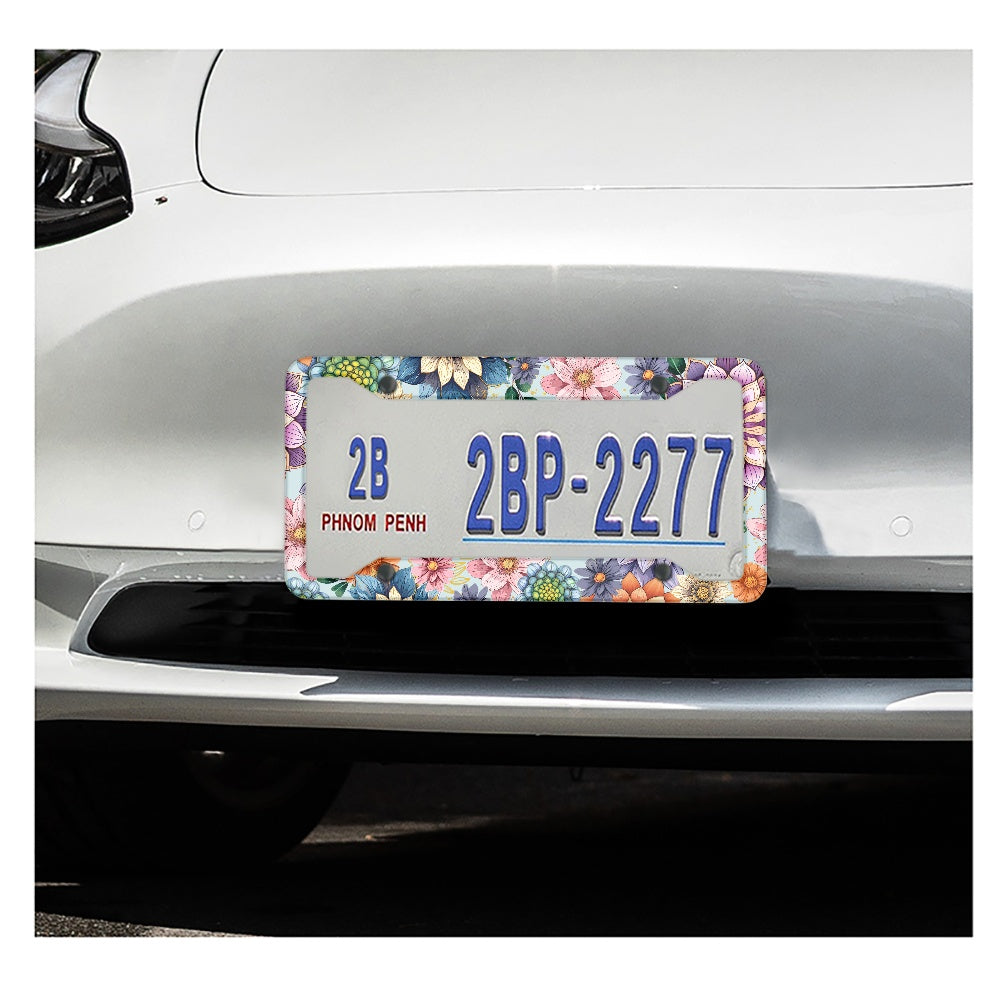 License plate frame