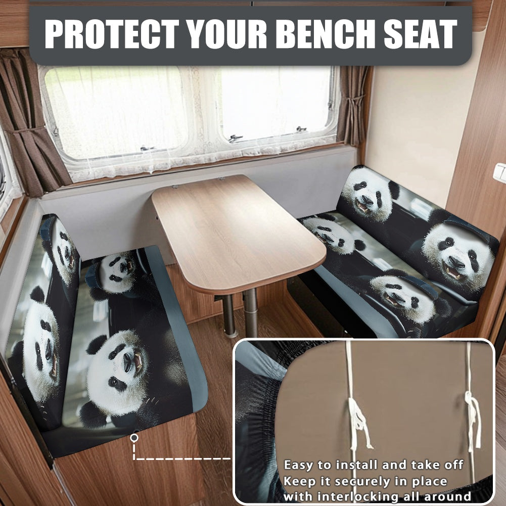 RV Sofa Split Seat Cover 2-Piece Set