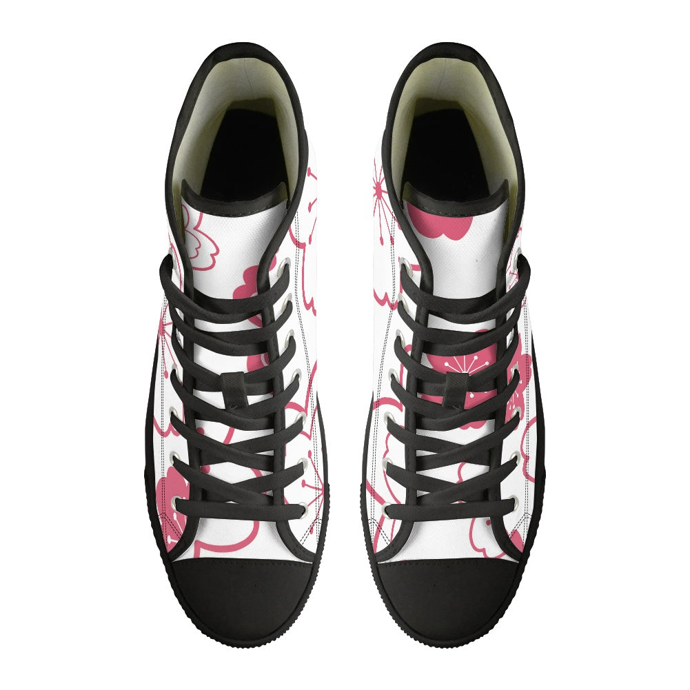 Classic High Top Canvas Shoes（Tongue Printable）