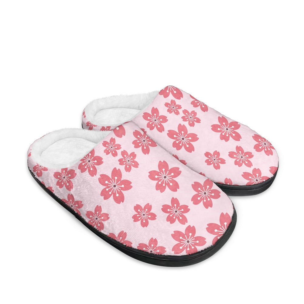 Fluffy cotton slippers