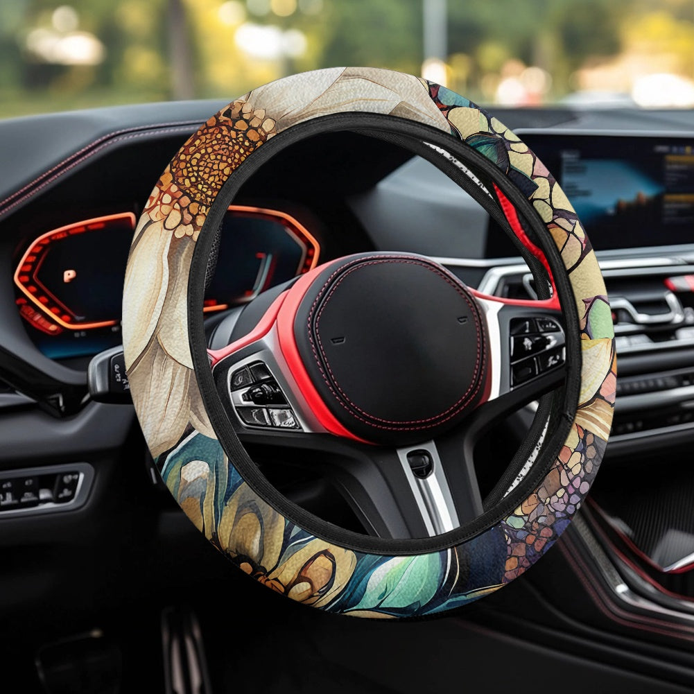 Flannel steering wheel cover