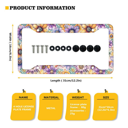 License plate frame