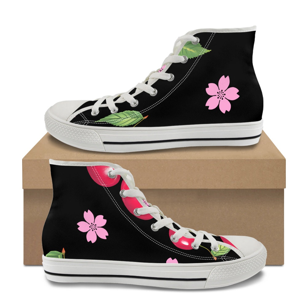 Classic High Top Canvas Shoes（Tongue Printable）