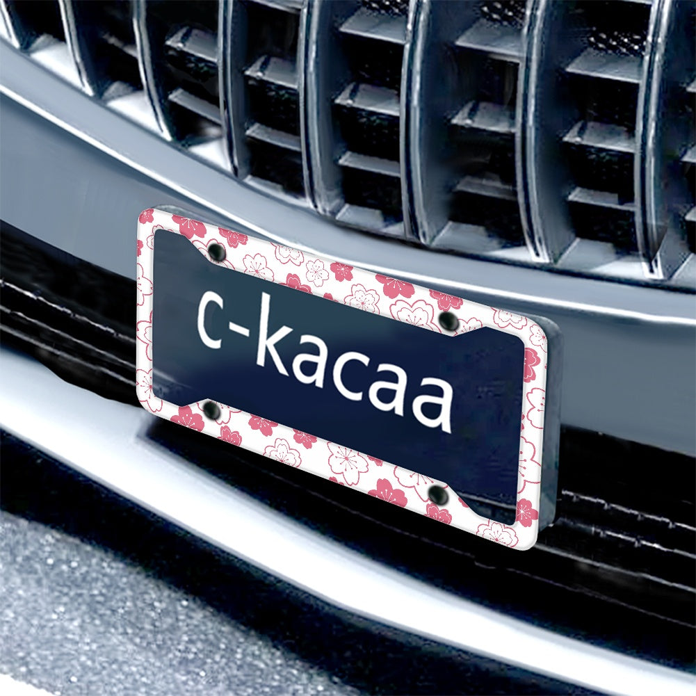 License plate frame