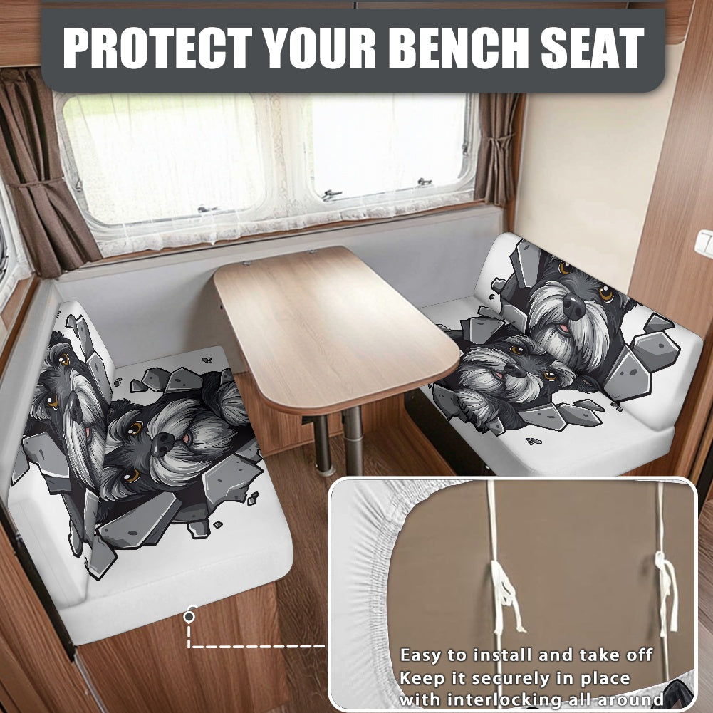 RV Sofa Split Seat Cover 2-Piece Set