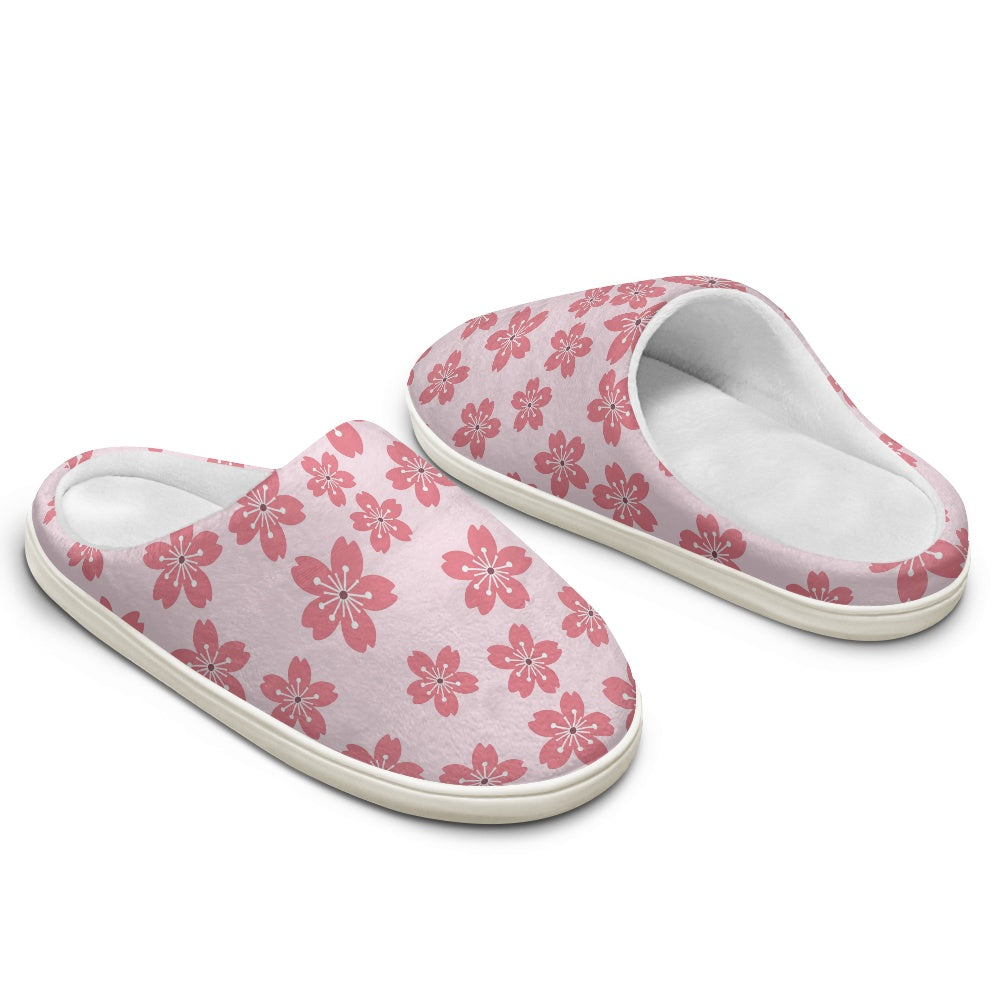 Fluffy cotton slippers