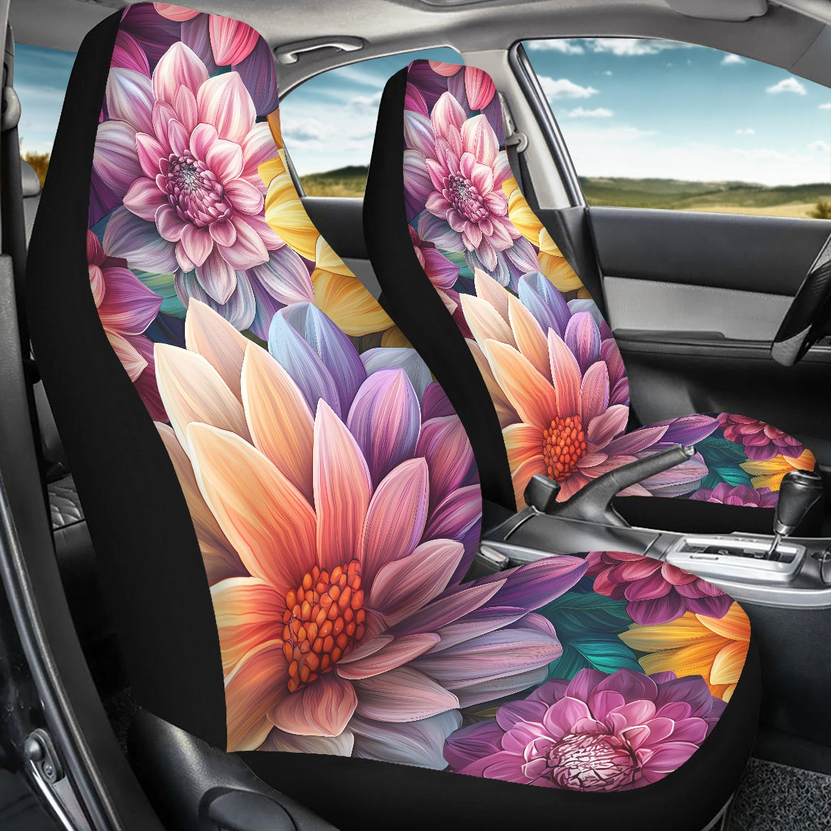 Water-resistant Front Set Car Seat Cover