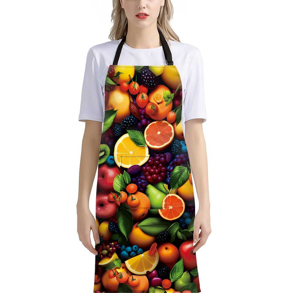 Long apron with pockets