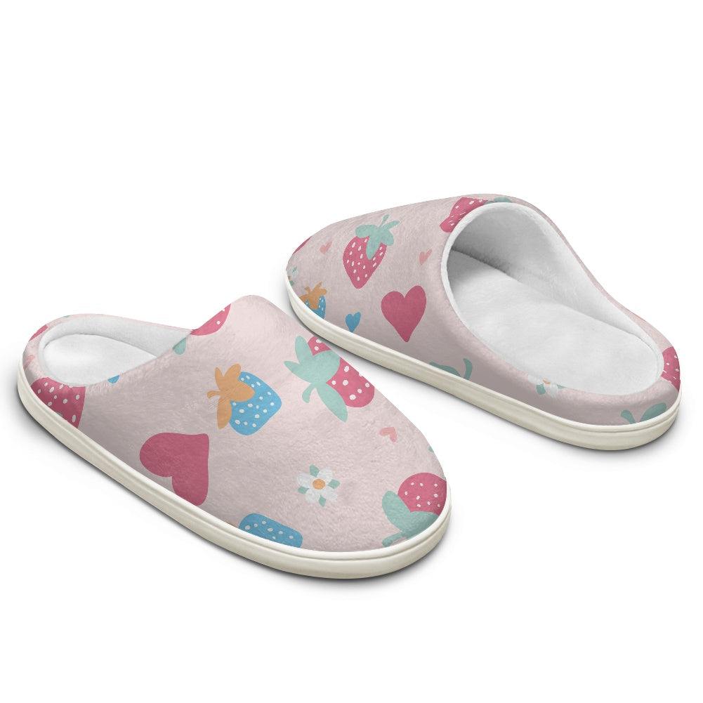 Fluffy cotton slippers