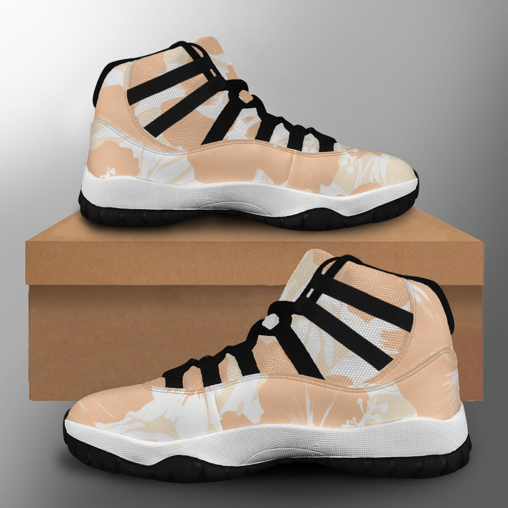 AJ11 High Top Leather Sneakers