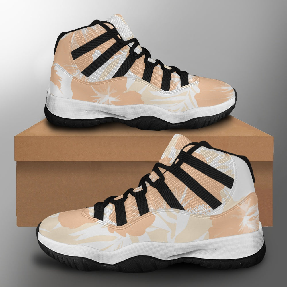 AJ11 High Top Leather Sneakers