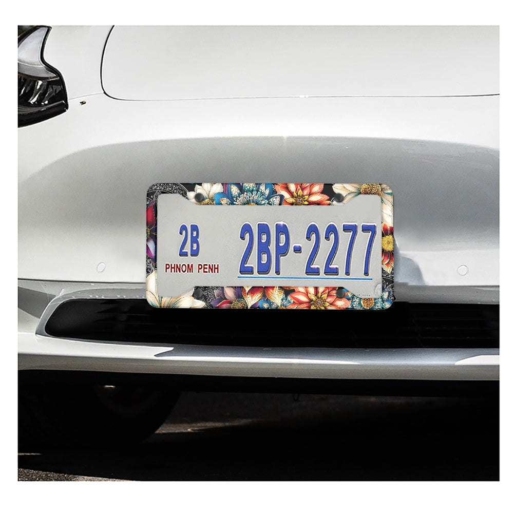 License plate frame