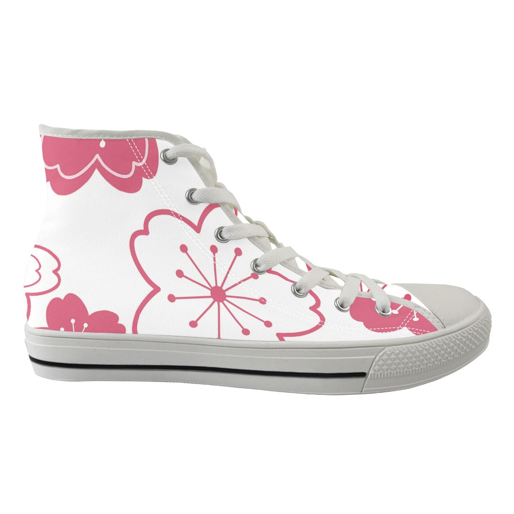 Classic High Top Canvas Shoes（Tongue Printable）