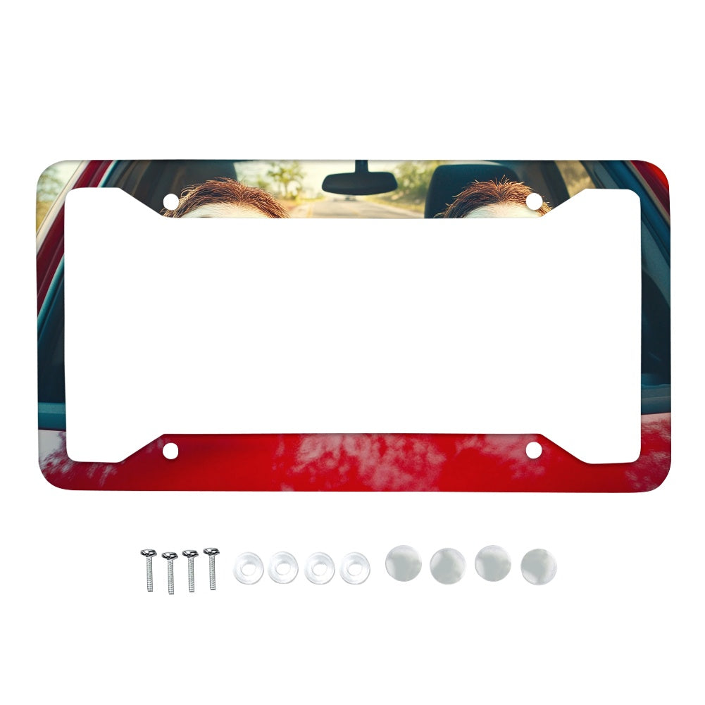 License plate frame