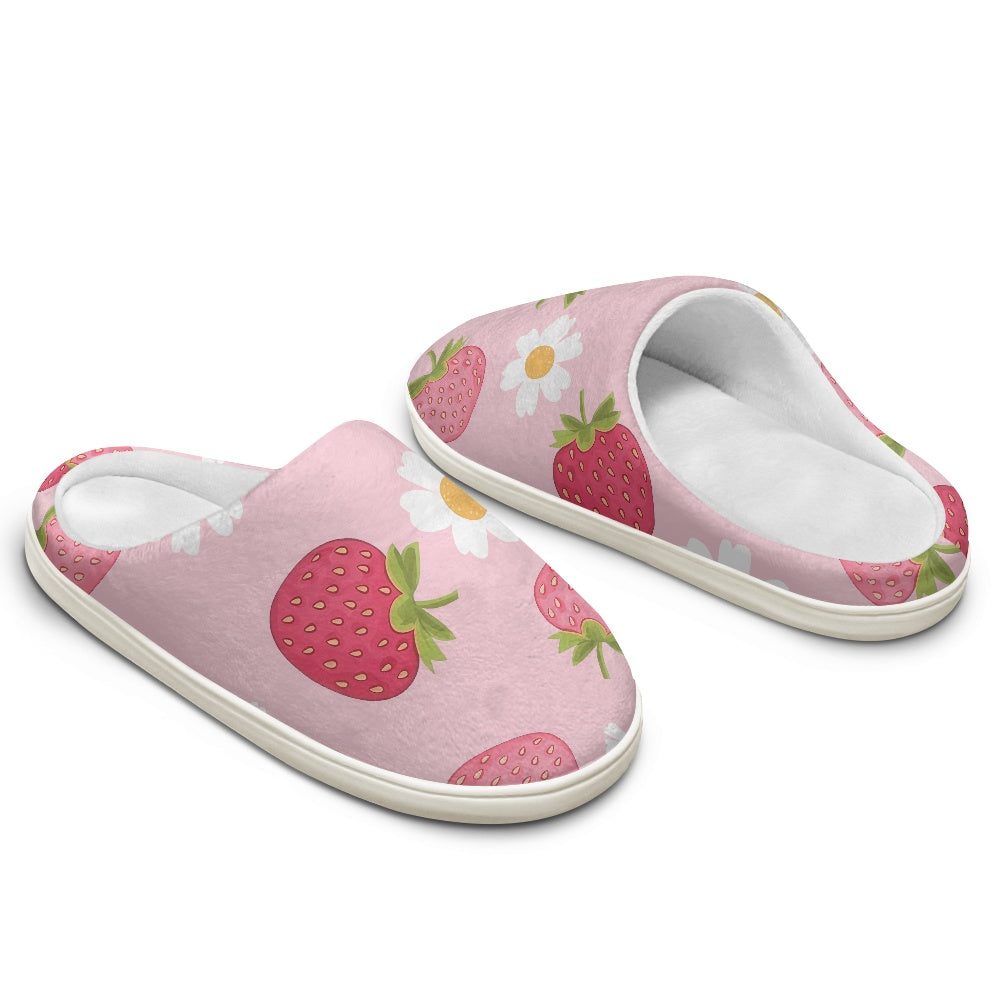 Fluffy cotton slippers