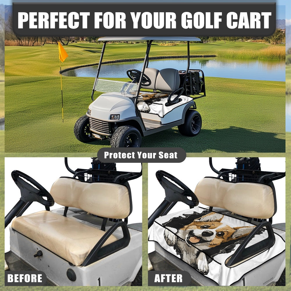 Golf cart cover (with pocket)