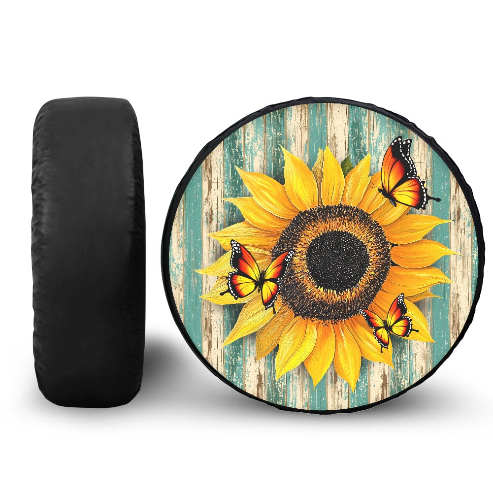 Water-repellent PU Leather Spare Tire Cover