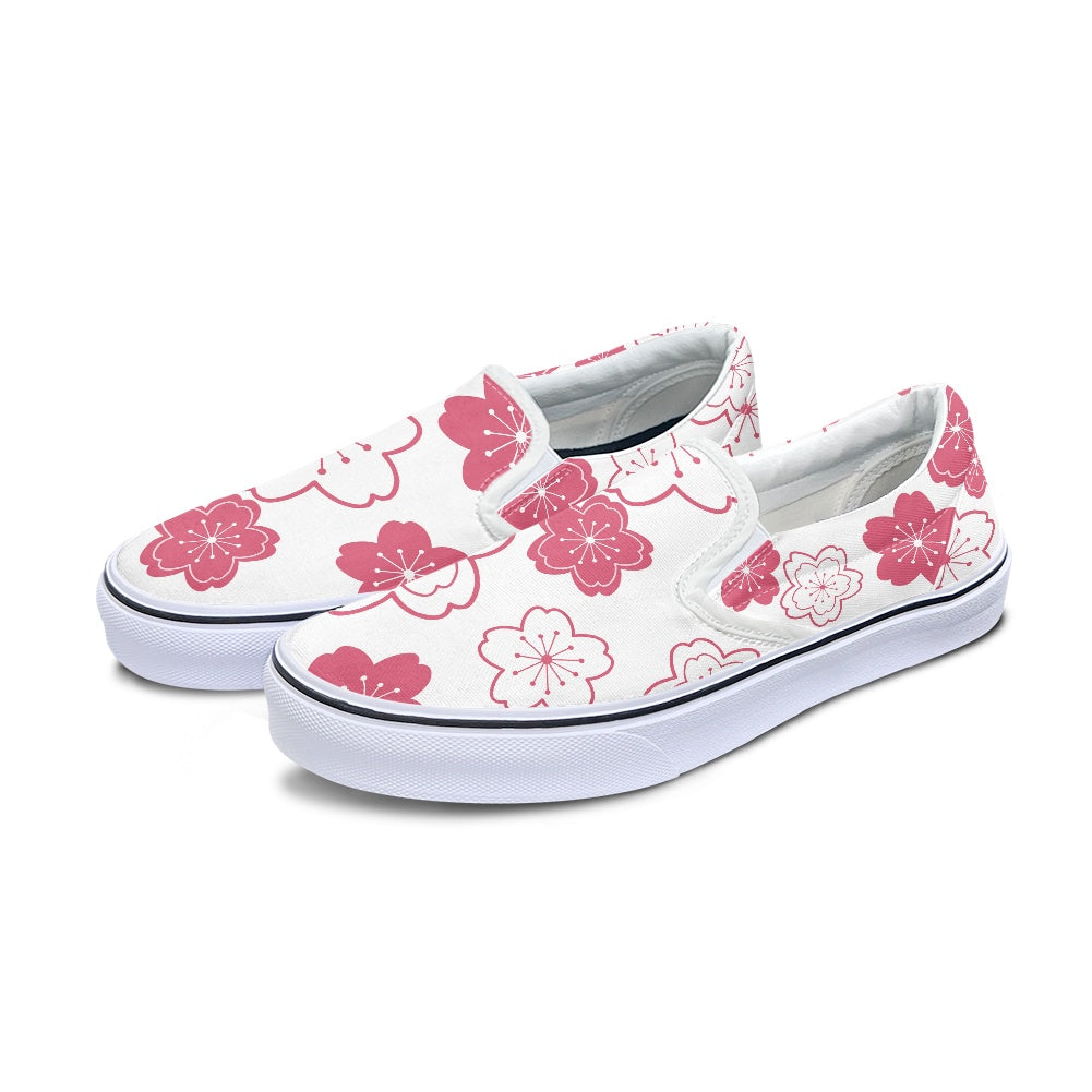 Pedal canvas shoes