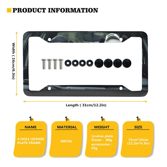 License plate frame