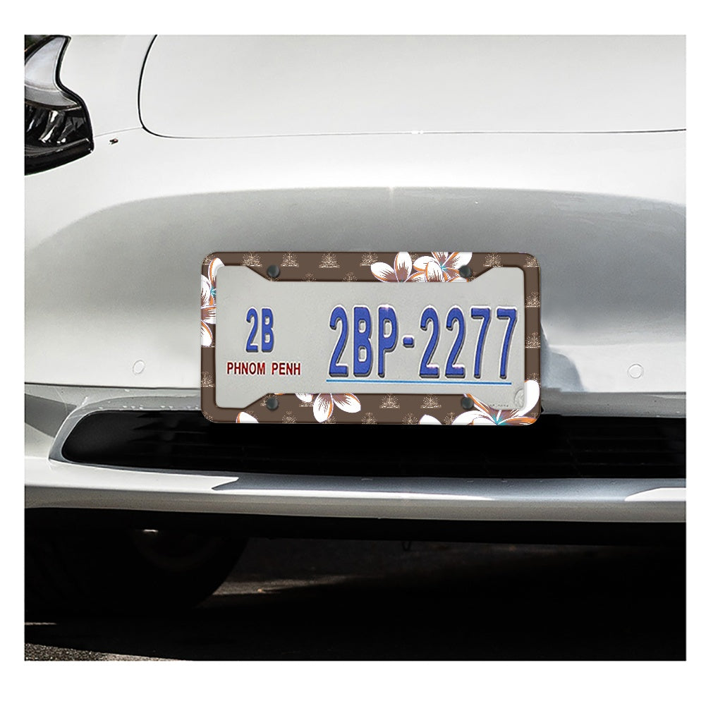 License plate frame