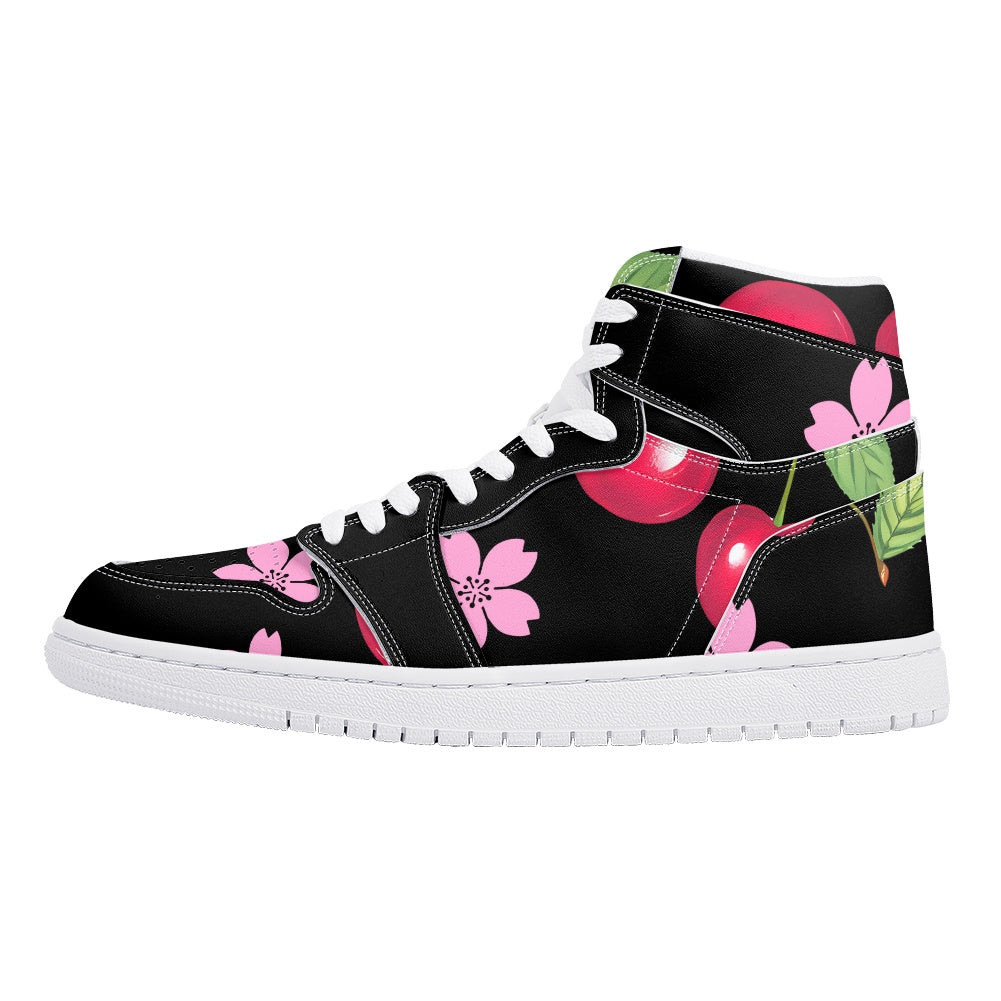 High Top Leather Sneakers