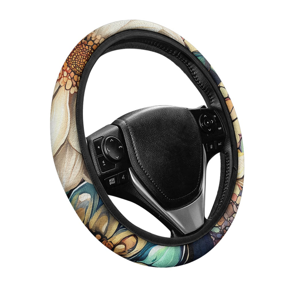 Flannel steering wheel cover